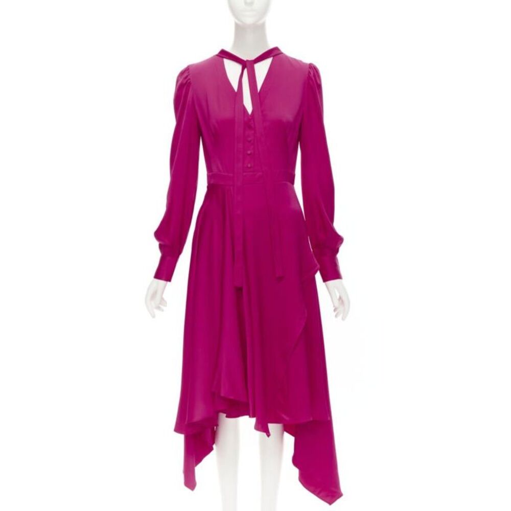 Alexander Mcqueen 201 pink Silk Dress